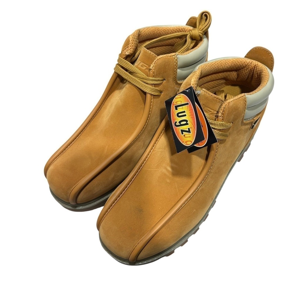 Lugz Pathway  Golden Wheat Cream Gum Moc Toe Boots Mens workwear utility